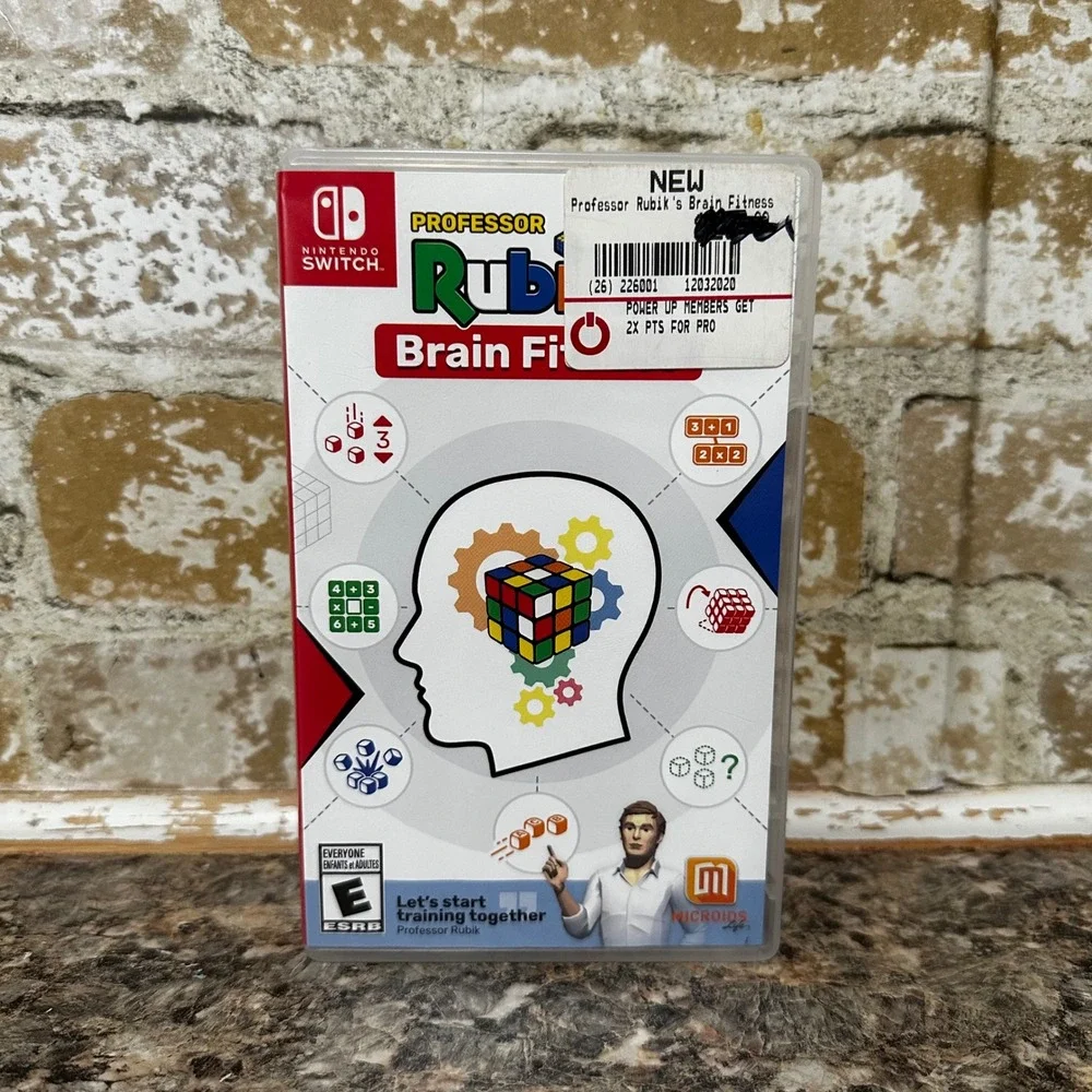 Microids Professor Rubik's Brain Fitness Nintendo Switch One Size Good Puzzle